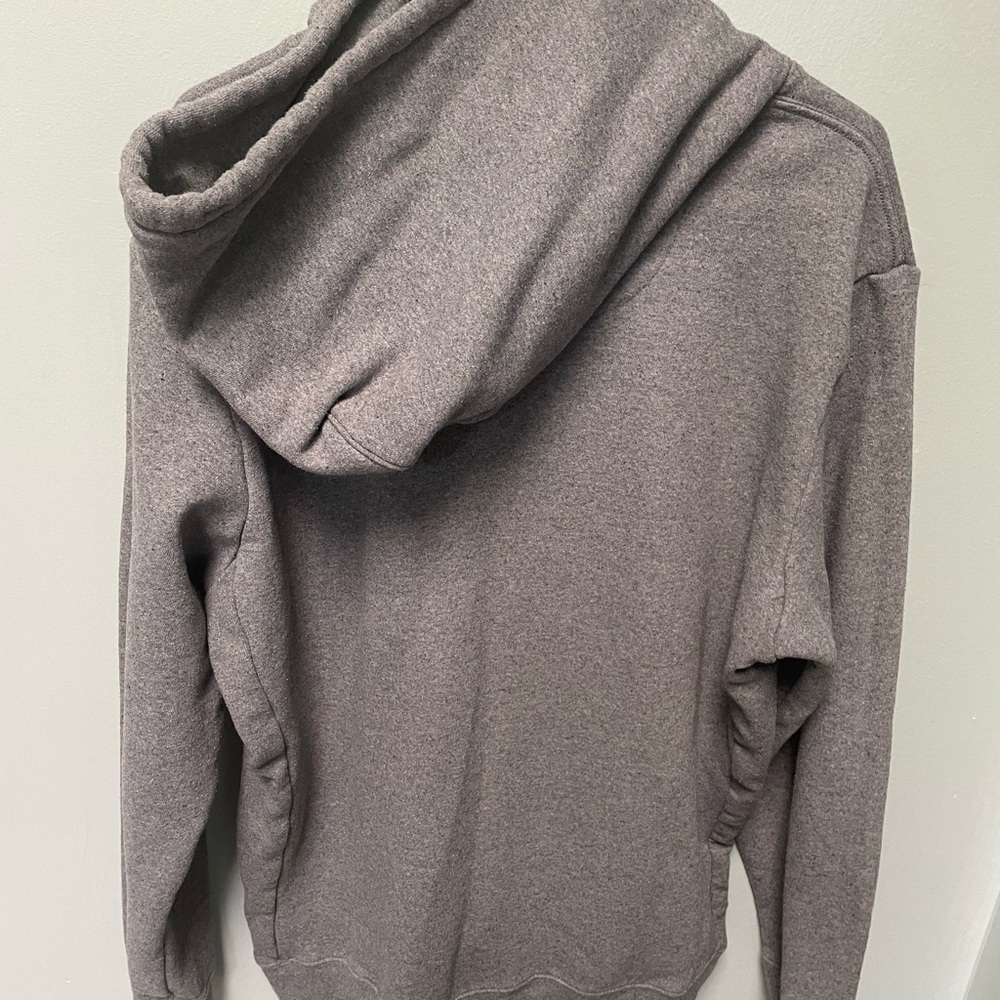 Patagonia Gray Hoodie Buffalo Design